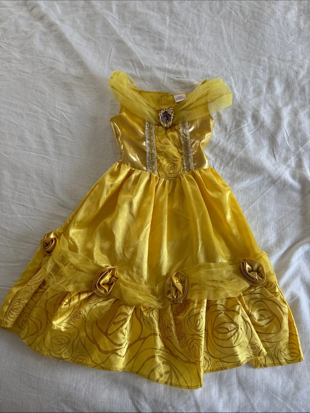 Disney Yellow Belle-Inspired Girls' Princess Dress